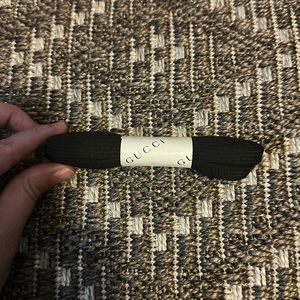 Gucci Black Shoe Laces